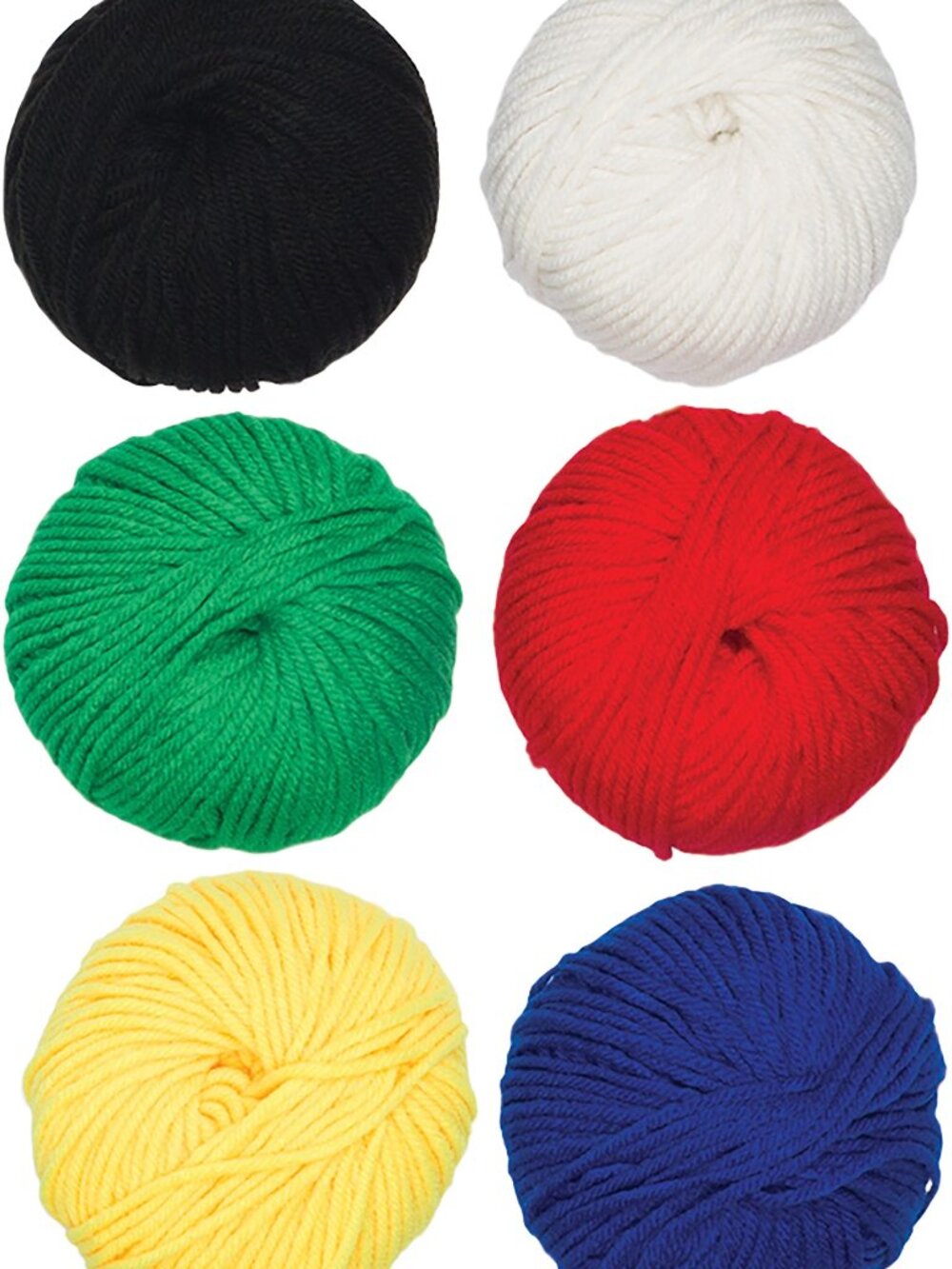 Fair Isle Yarn Liberty 6 Craft Colors Back to School